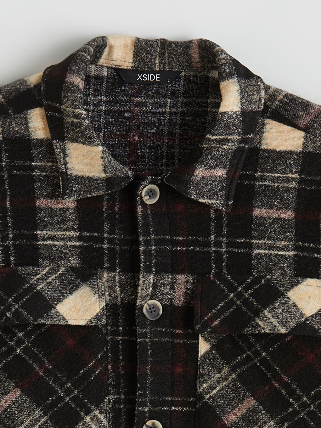 Comfortable Fit Plaid Men's Shirt Jacket-5