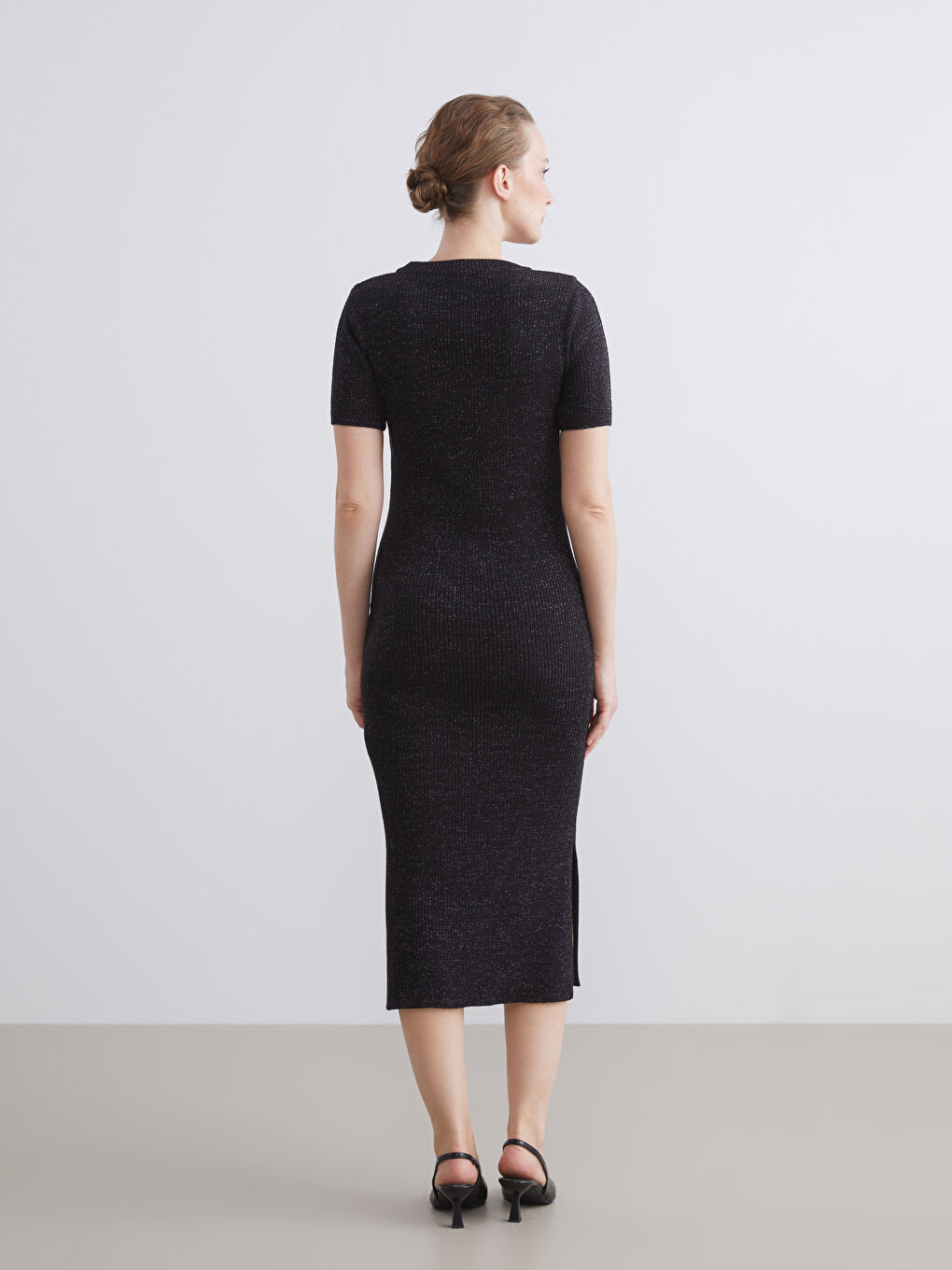 LCW Comfort Woman BLACK Dress -W5FG41Z8-CVL
