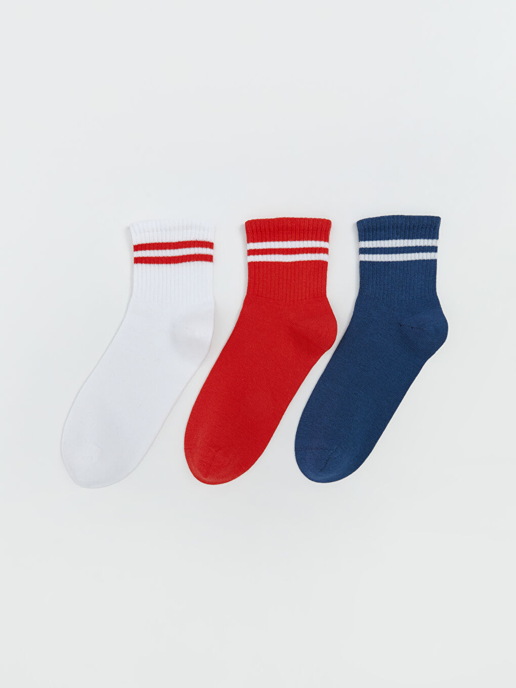 LCW ECO Striped Women's Ankle Socks 3-packs -W5FG43Z8-J5E