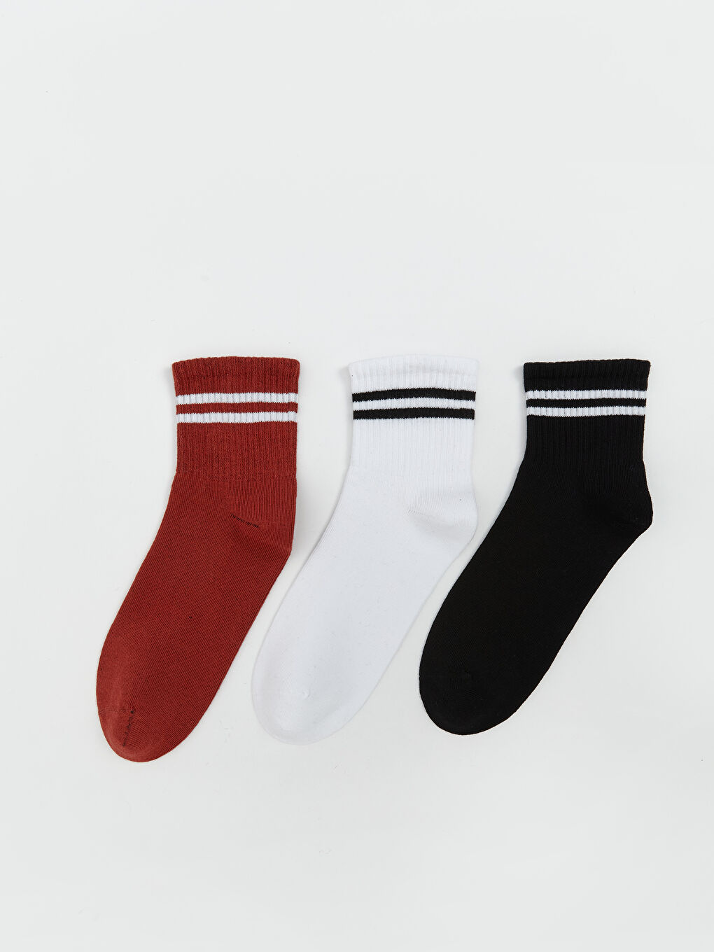 LCW ECO Striped Women's Ankle Socks 3-packs -W5FG43Z8-Y2C