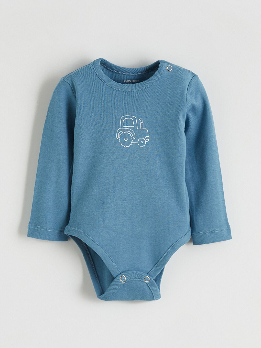 بدلة جسم للأولاد مطبوعة بأزرار كبس - ٣ قطع-6