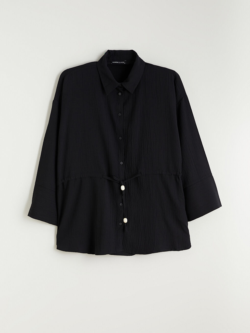 Plus Size Textured Women's Shirt-8