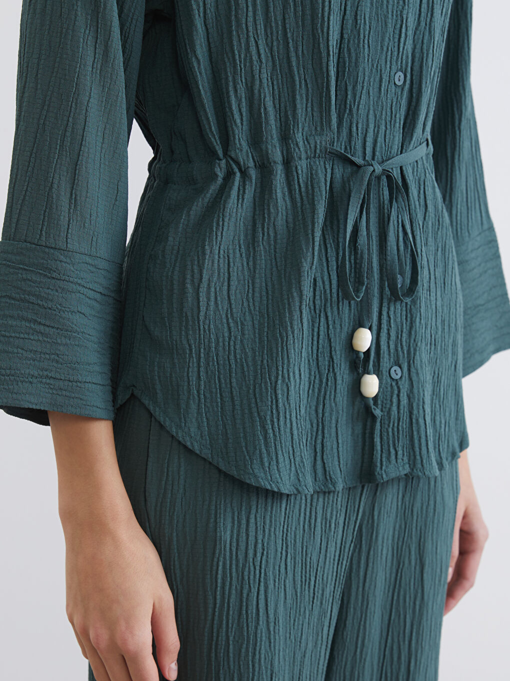 قميص نساء مجعد-2