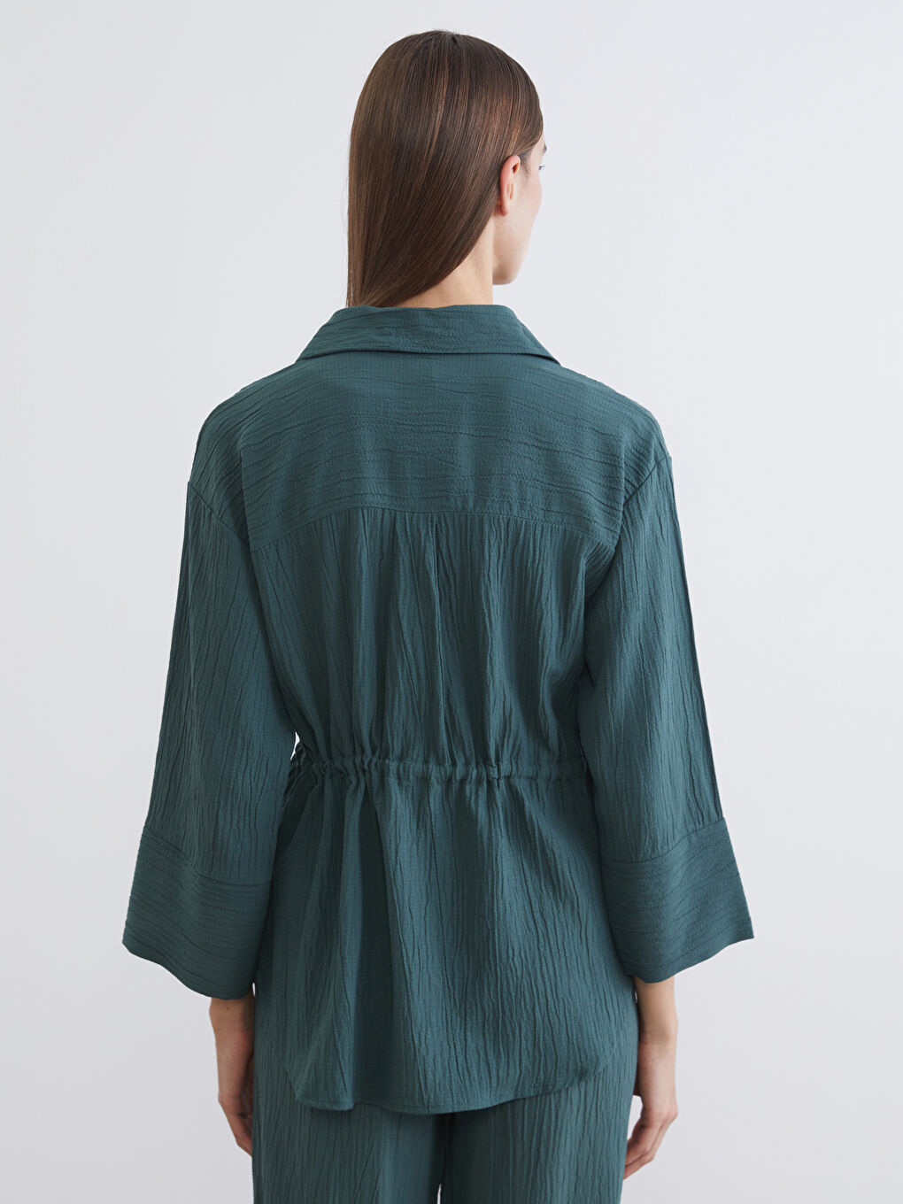 قميص نساء مجعد-3