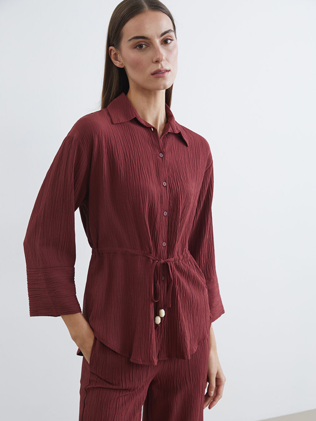 Dokulu Kadın Gömlek