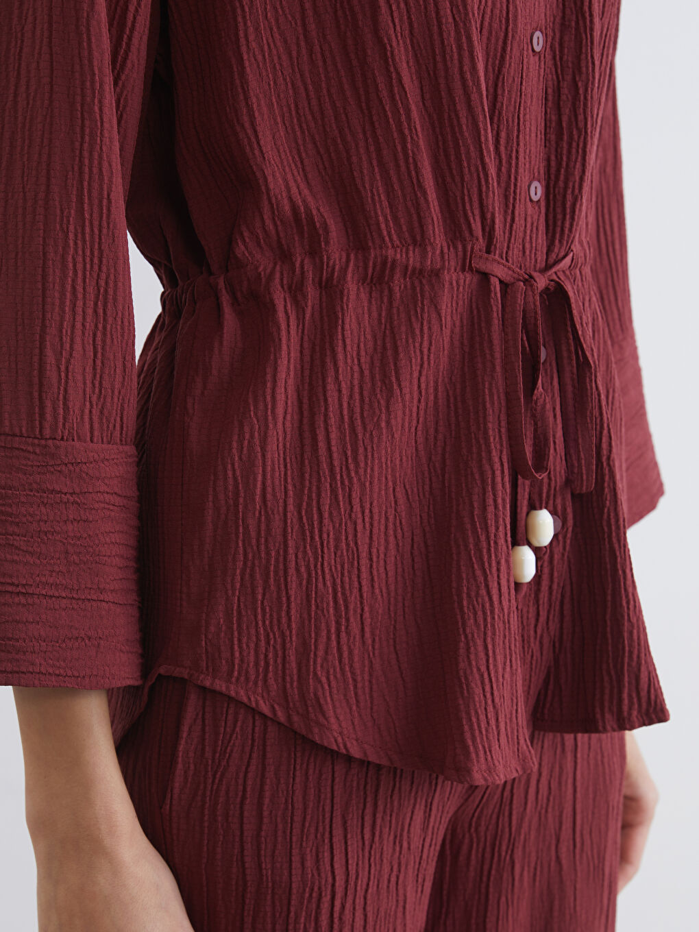 Dokulu Kadın Gömlek-3