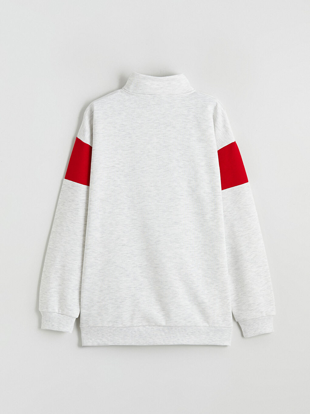 Gri Tokyo Baskılı Erkek Çocuk Kalın Sweatshirt-3