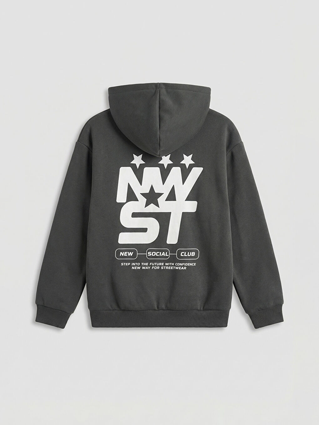 Свитшот с капюшоном для мальчиков, разработанный для тепла.-1