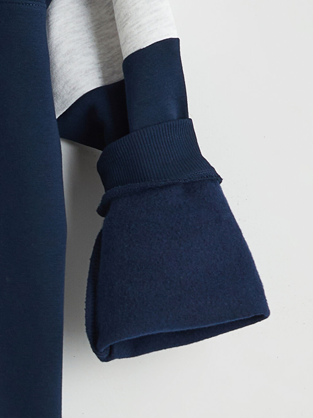 Funnel Neck Paris Print Boys' Thick Sweatshirt-2