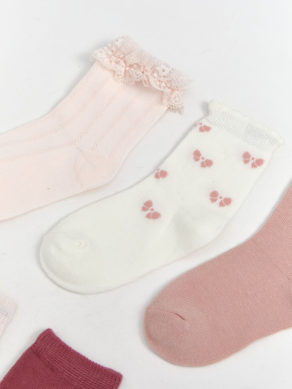 Baby Girls' Ankle Socks 5 Pack-1