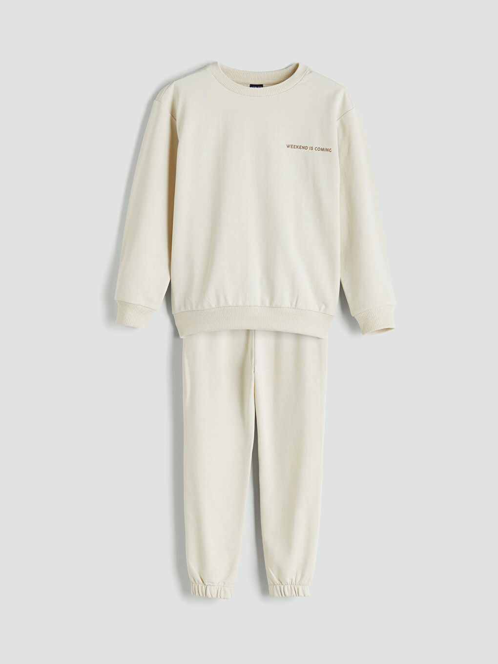 Crew Neck Boys' Tracksuit Set