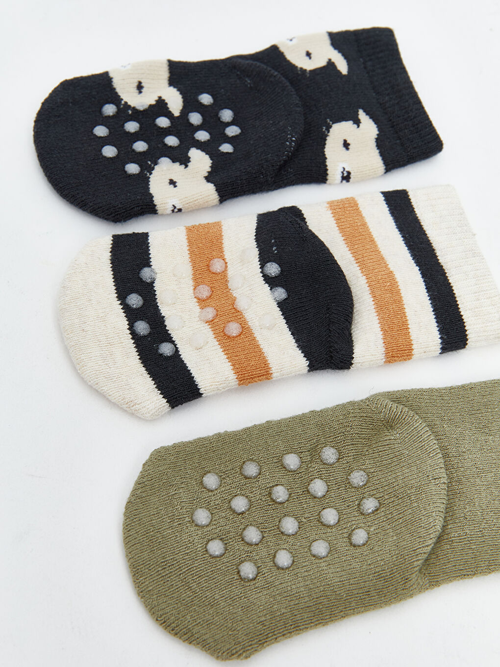 Patterned Baby Boys' Ankle Socks 3-pack-3