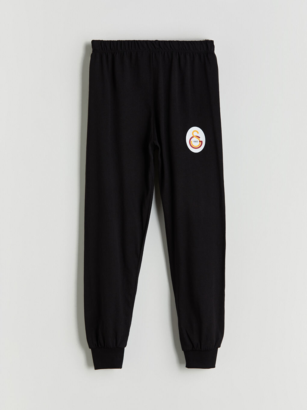 Siyah Erkek Çocuk Galatasaray Baskılı Pijama Altı