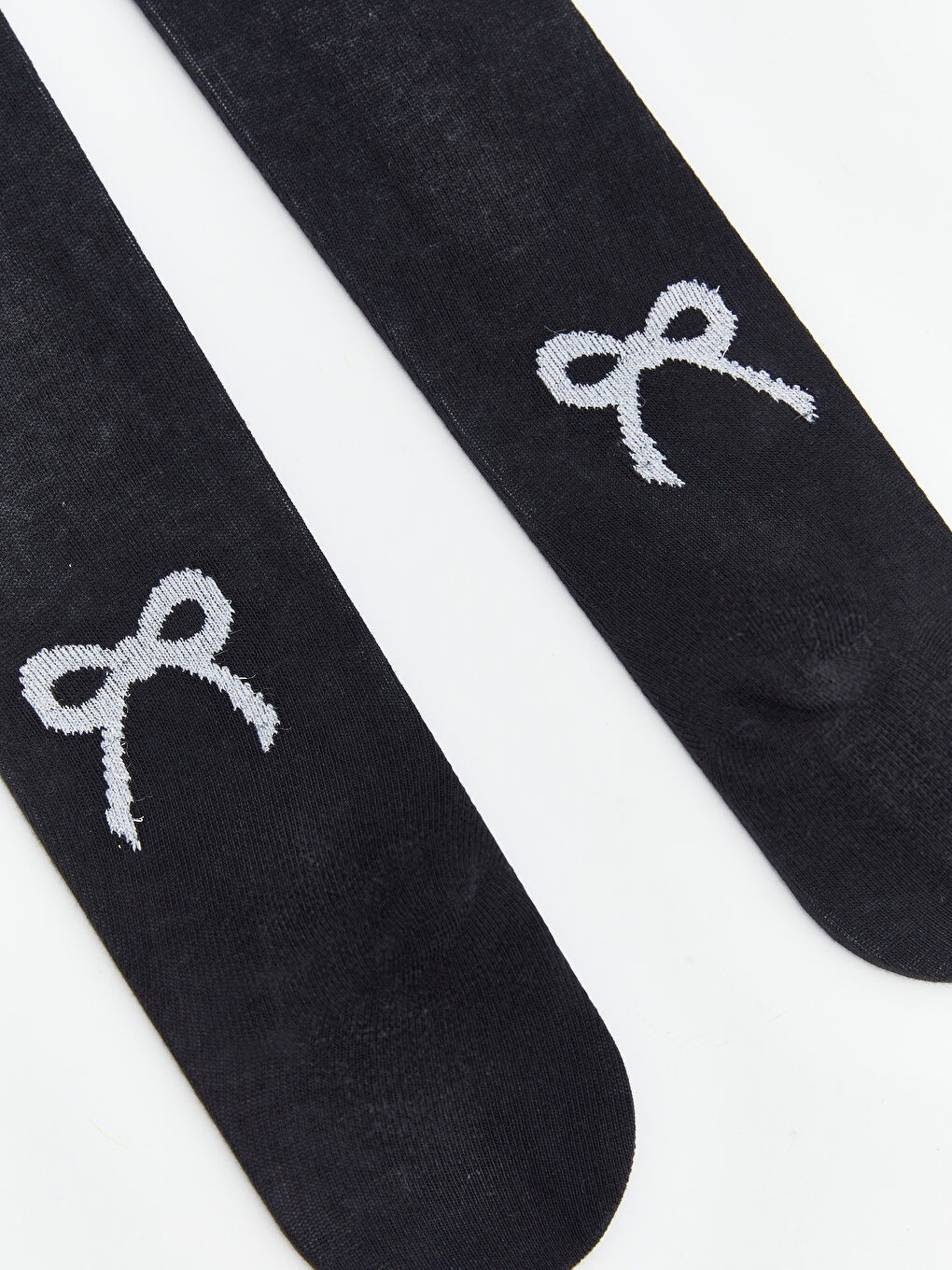 Gri Basic Kız Çocuk Külotlu Çorap 2'li-1