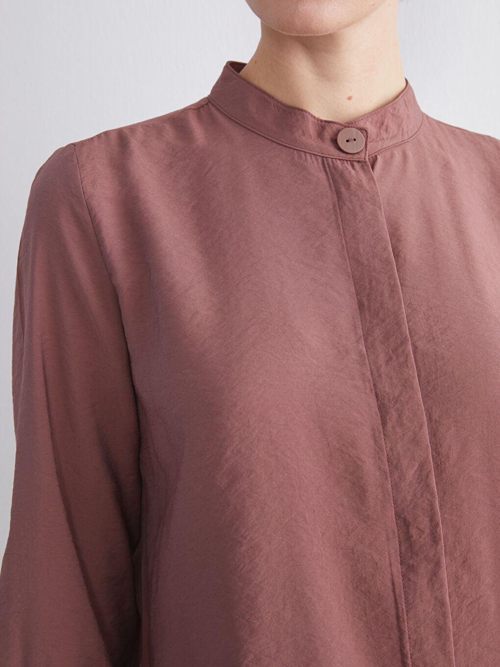 Oversize Modal Blend Women's Shirt Tunic-5