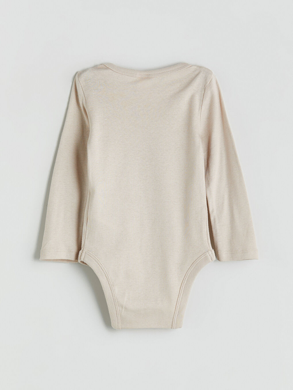 Crew Neck Baby Boy Snap Fastener Bodysuit 3 Pcs-3