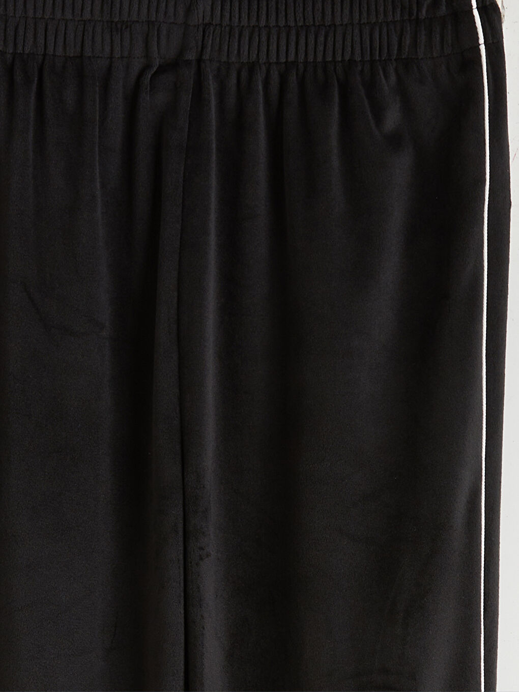 Elastic Waist Velvet Girls' Jogger Sweatpants-1