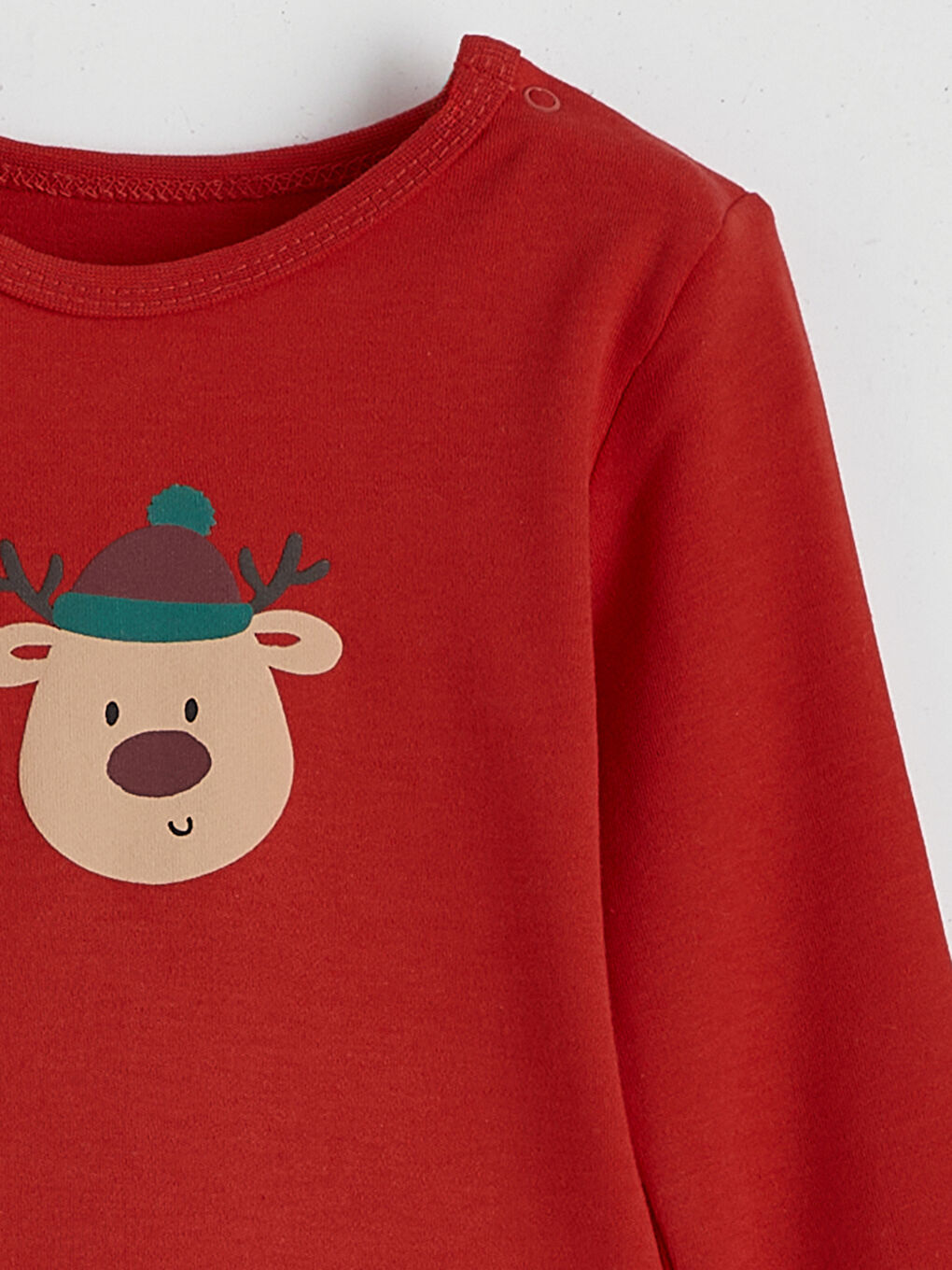 Малыши мальчики Красный Боди с заклепками-4