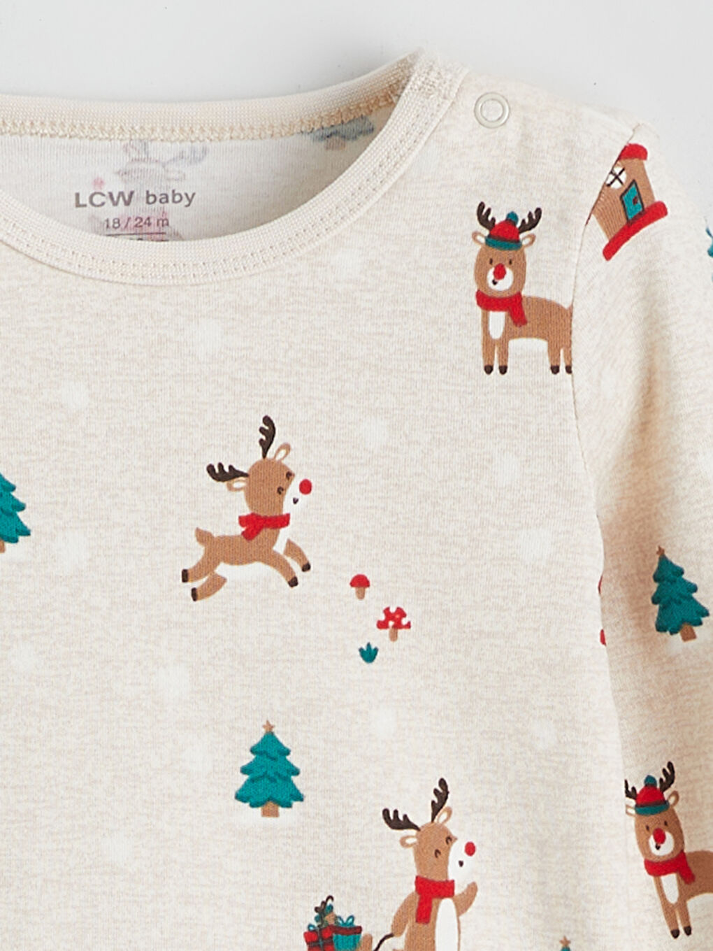 Малыши мальчики Красный Боди с заклепками-10