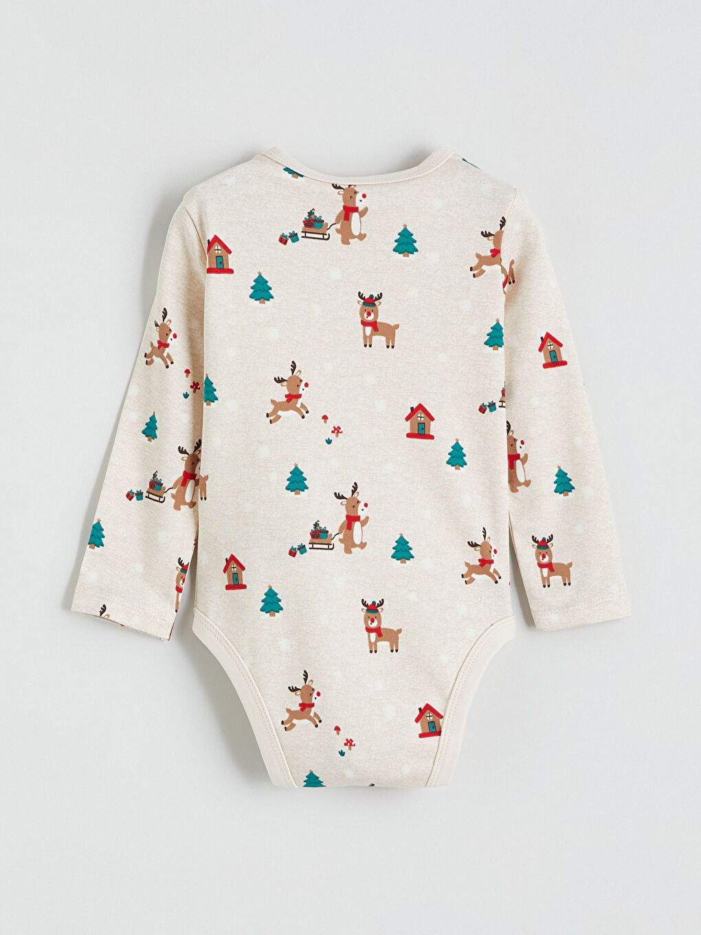 Малыши мальчики Красный Боди с заклепками-12