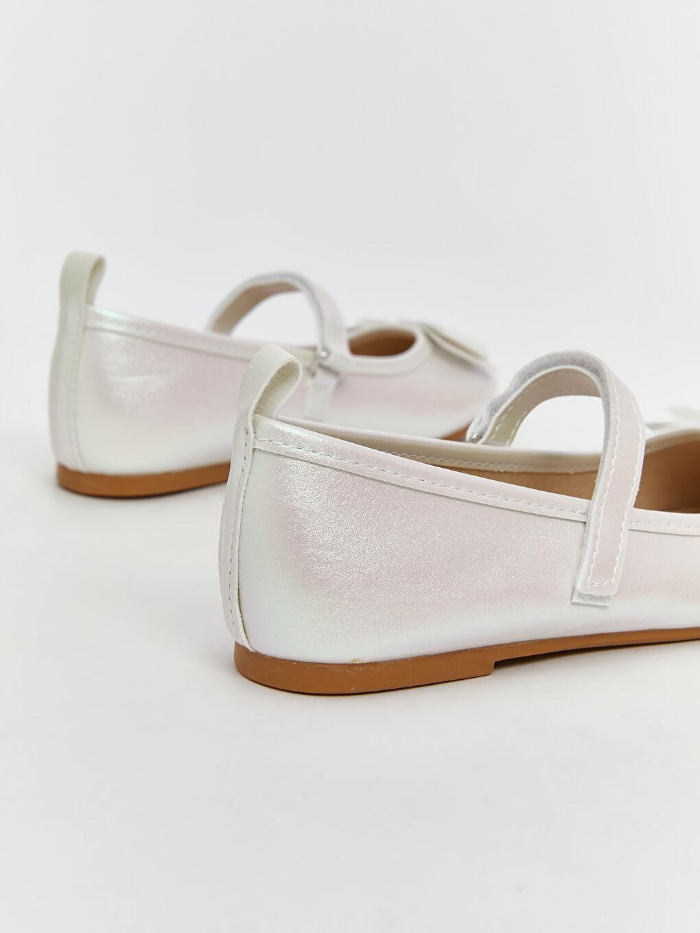 Bow Detailed Girl's Flat Shoe-4