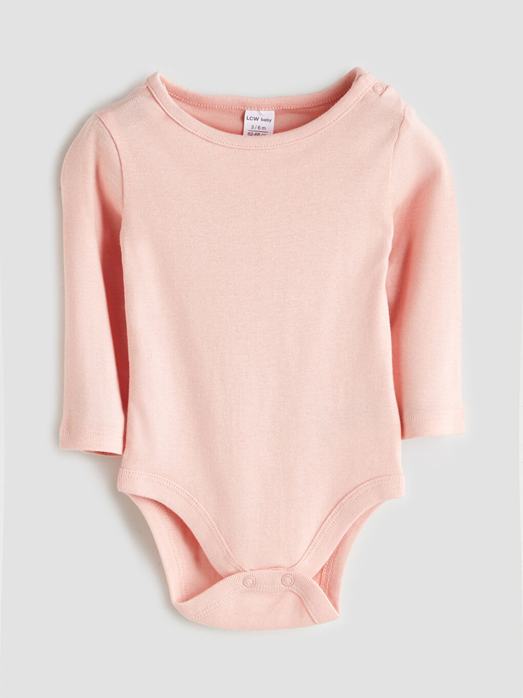 Pembe Kız Bebek Çıtçıtlı Bodysuit