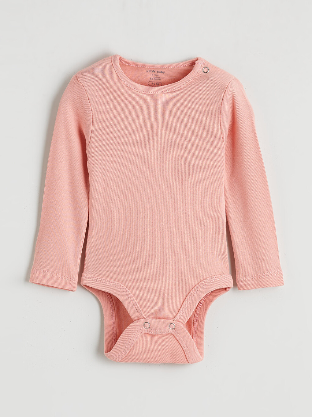 Pembe Baskılı Kız Bebek Çıtçıtlı Body 3'lü-1