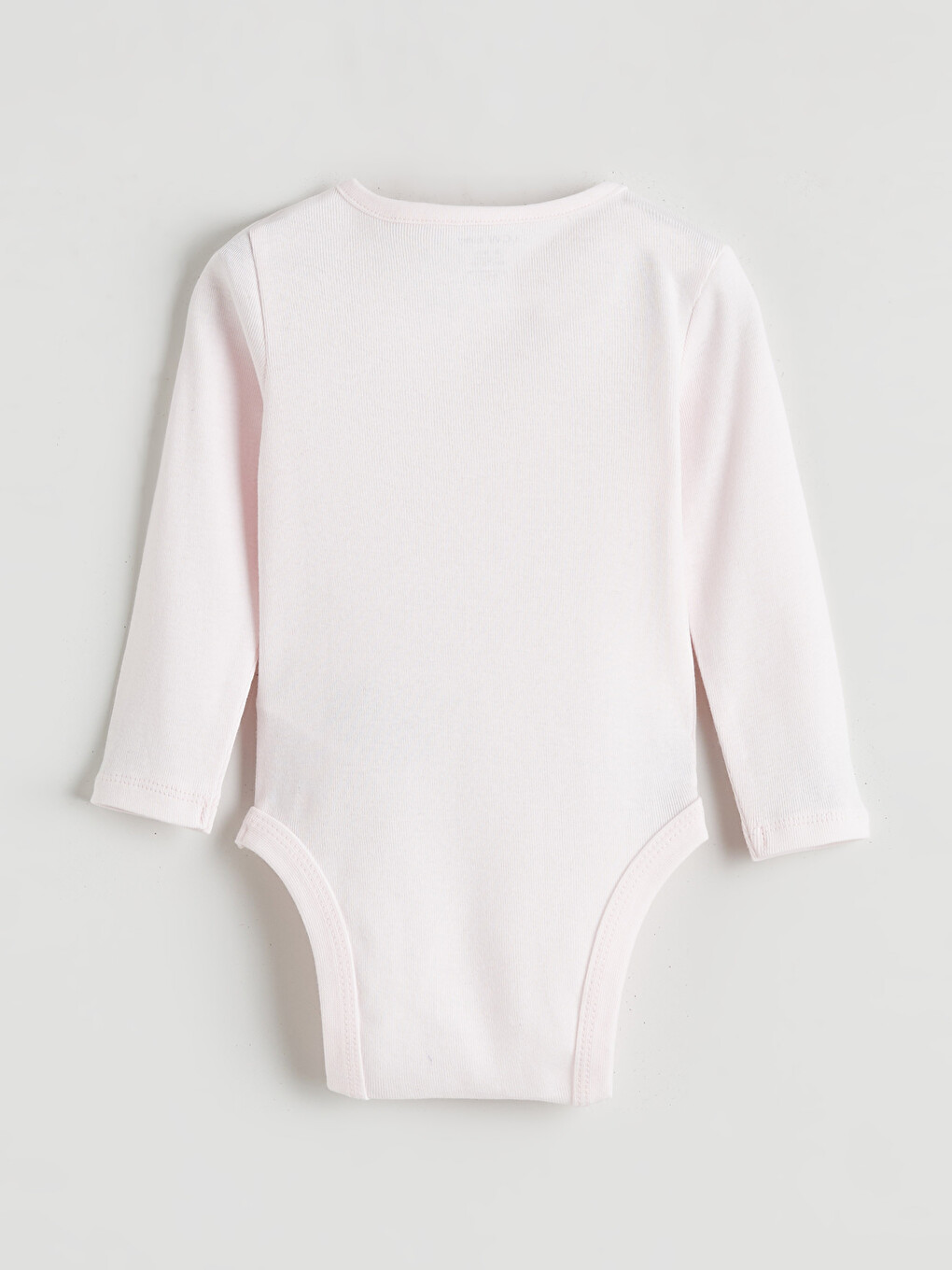 Pembe Baskılı Kız Bebek Çıtçıtlı Body 3'lü-4