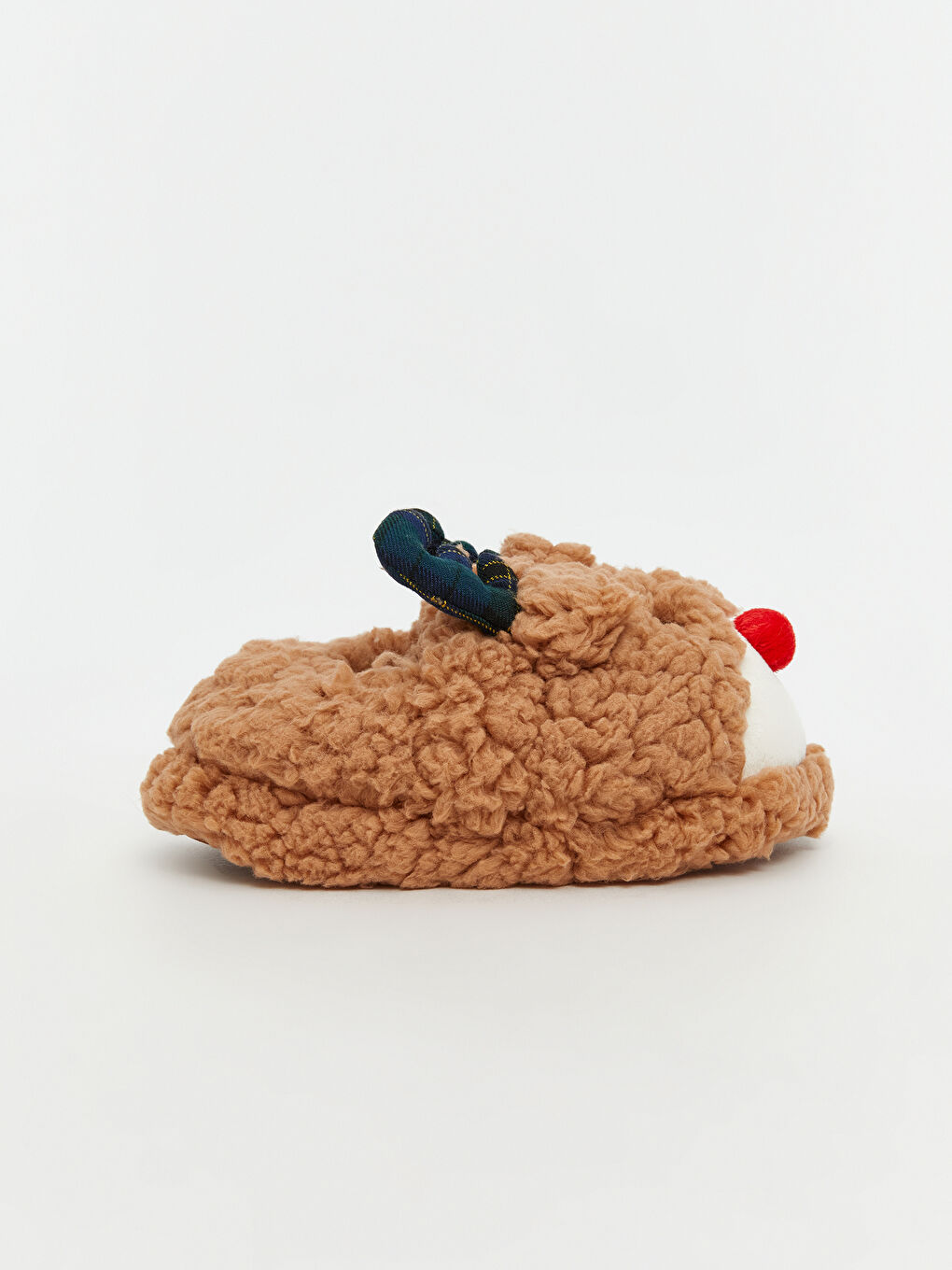 Animal Figured Plush Baby Boys' Slippers-1