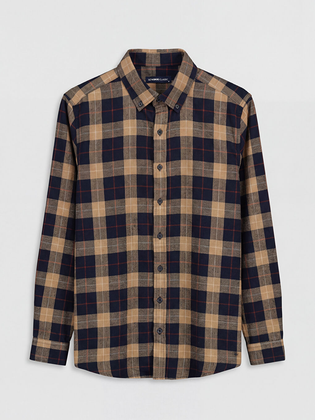 Ерлерге арналған ұзын жең торлы жейде-5