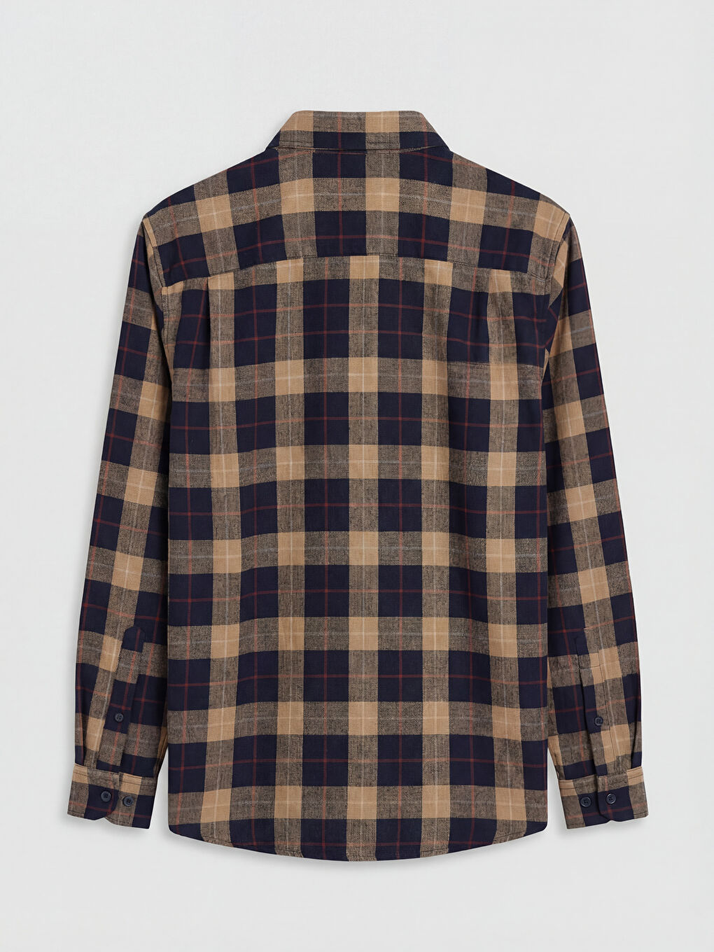 Ерлерге арналған ұзын жең торлы жейде-6