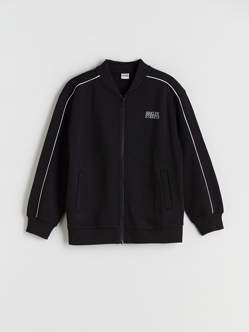 Crew Neck Printed Boys' Tracksuit Set-1