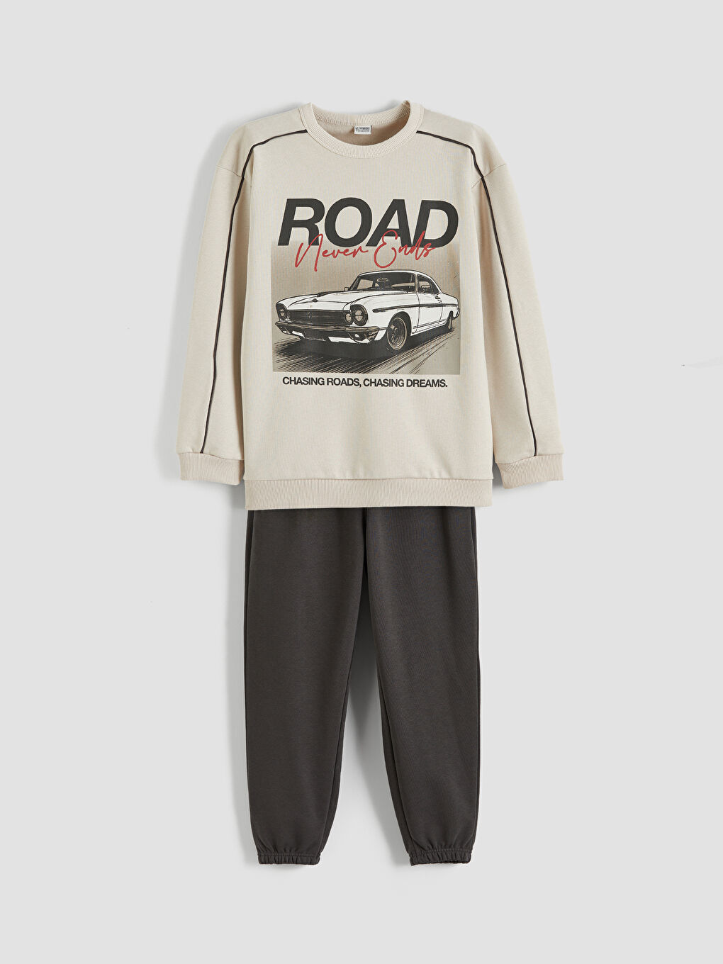 Printed Boys' Sweatshirt and Sweatpants