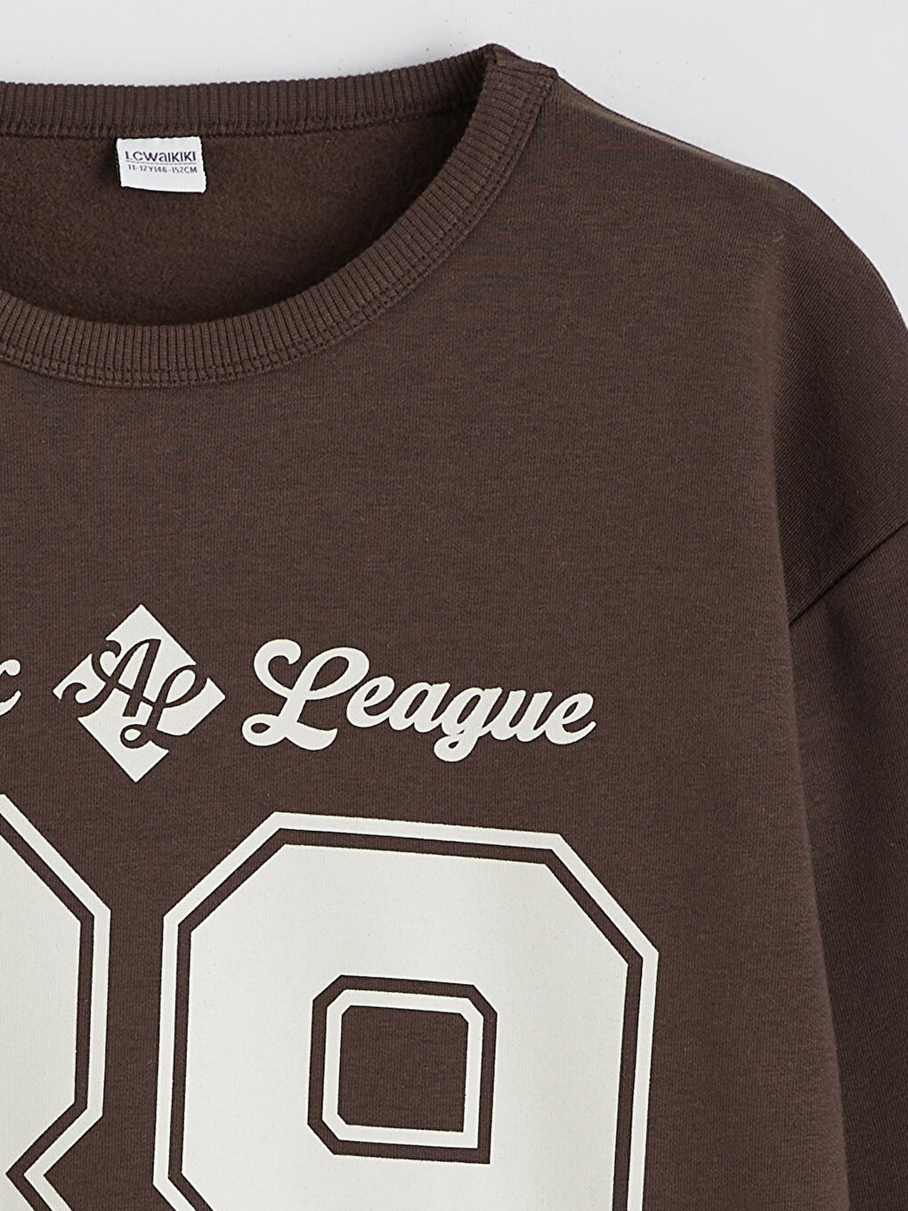 Kahverengi Bisiklet Yaka Erkek Çocuk Eşofman Takımı-4