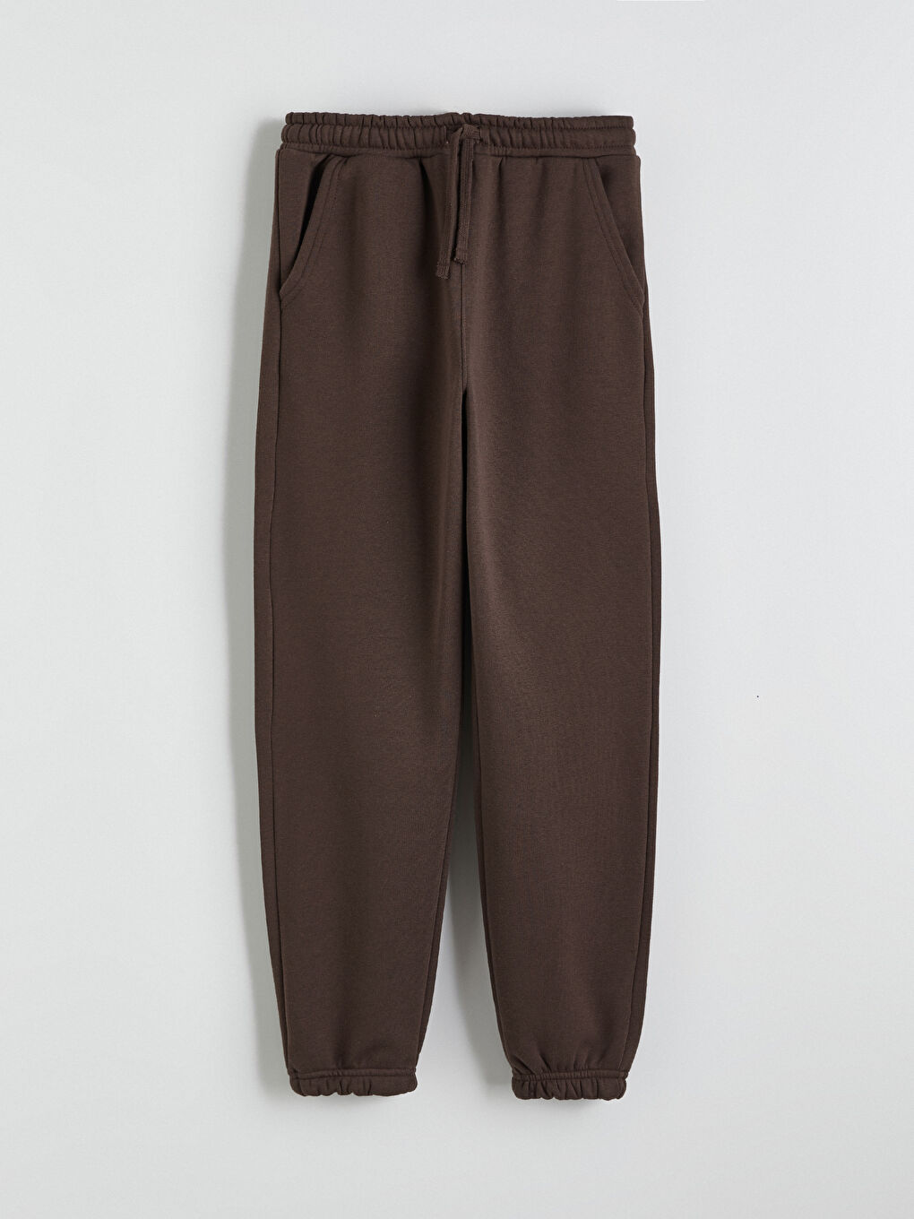 Kahverengi Bisiklet Yaka Erkek Çocuk Eşofman Takımı-6