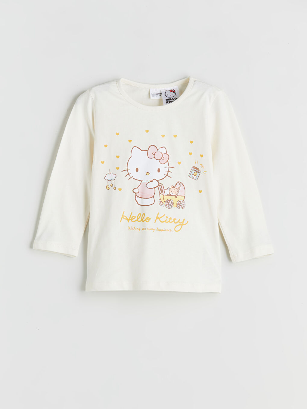 Hello Kitty Printed Girls' Pyjama Set-1