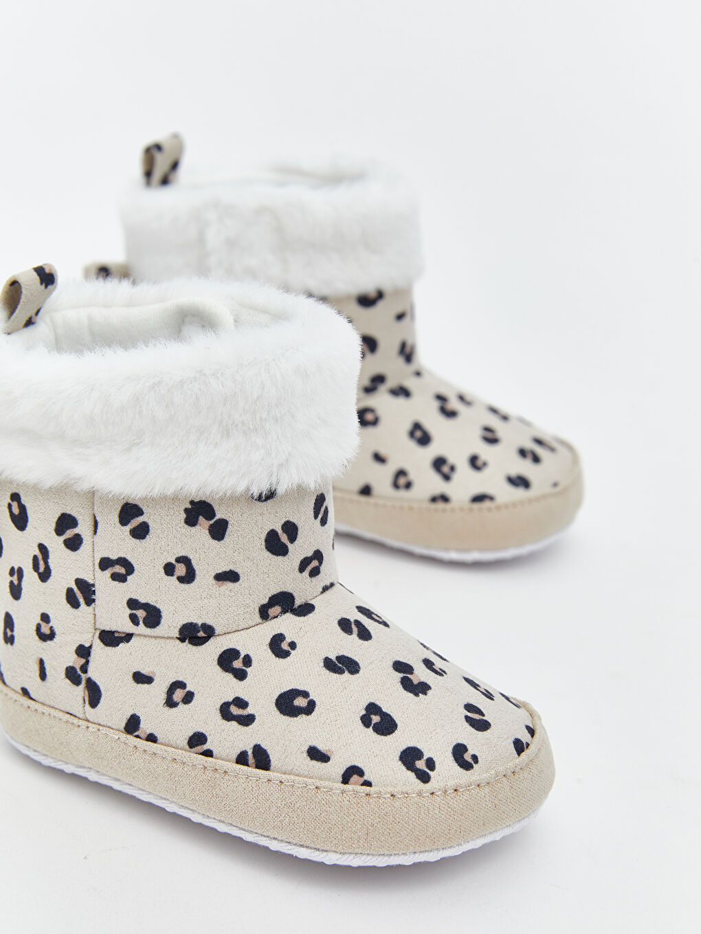 Faux Suede Baby Girls' Home Boot Slipper-2