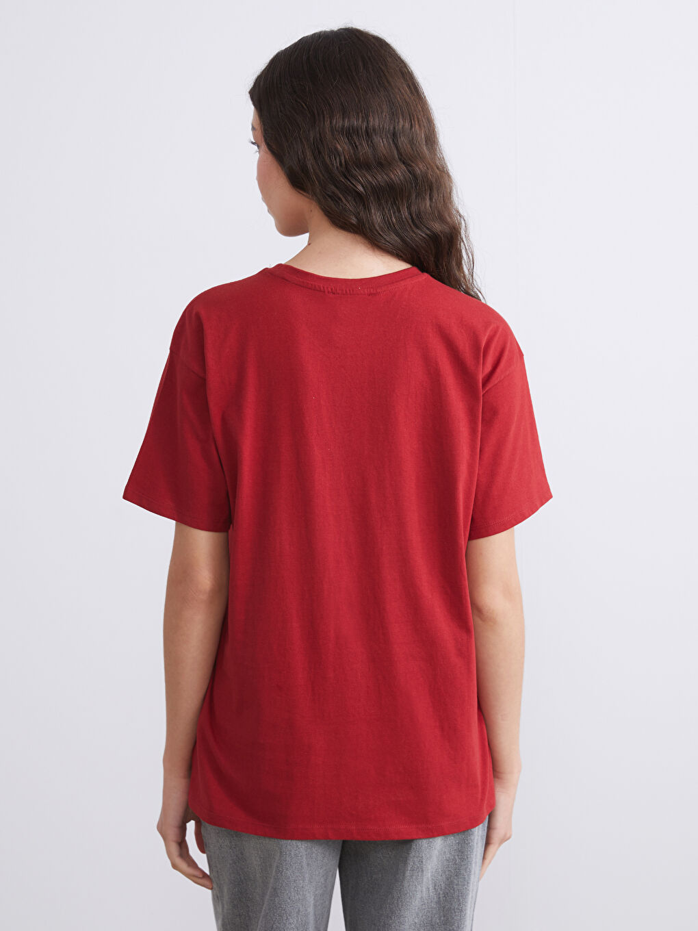 Crew Neck Christmas-Themed Women's T-Shirt-2