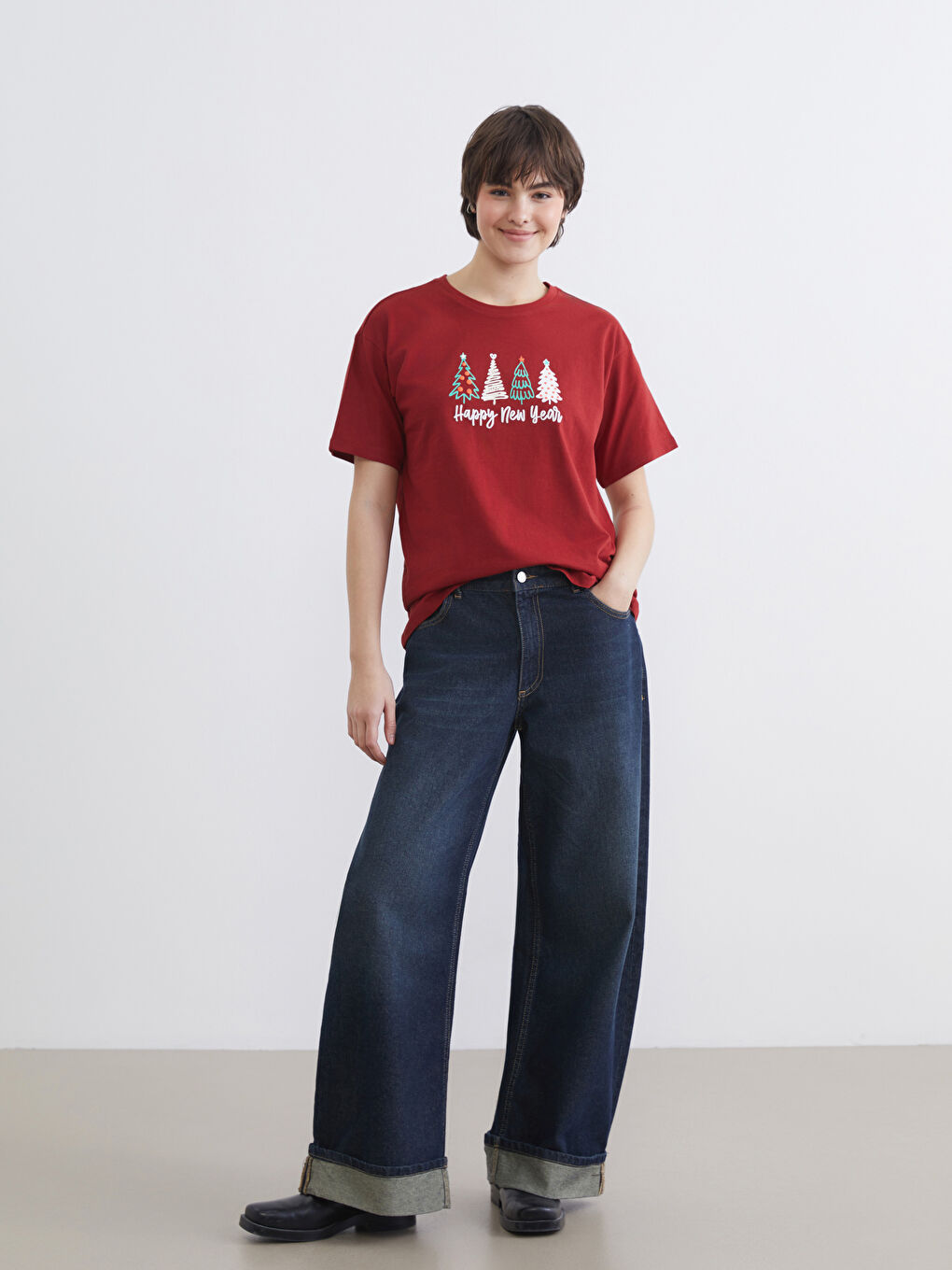 Woman BORDEAUX T-Shirt-1