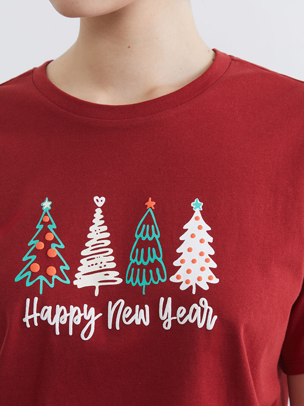 Woman BORDEAUX T-Shirt-2