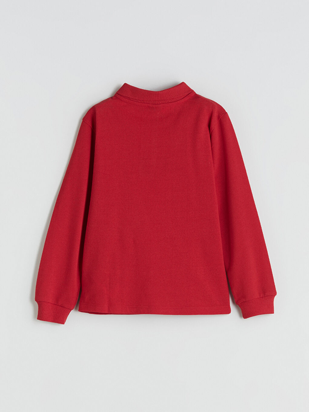 Kırmızı Polo Yaka Erkek Çocuk Tişört-2