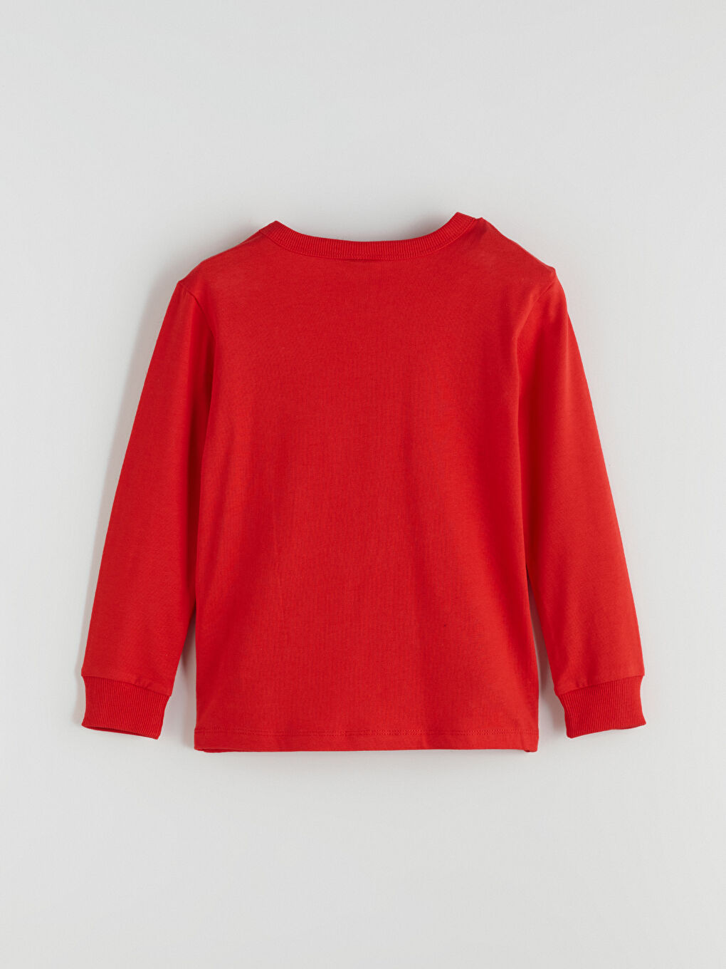 Kırmızı Bisiklet Yaka Baskılı Erkek Çocuk Tişört-2