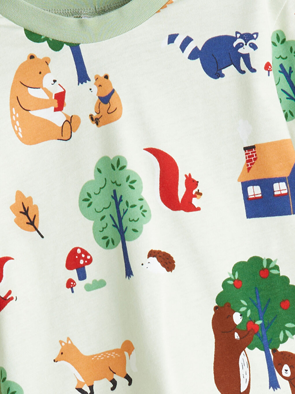 Mavi Baskılı Erkek Çocuk Pijama Takım-2