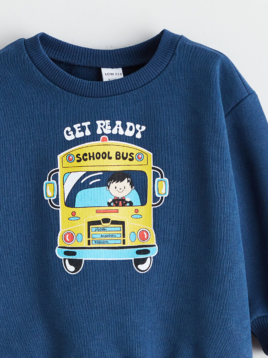 İndigo Baskılı Erkek Çocuk Sweatshirt-2