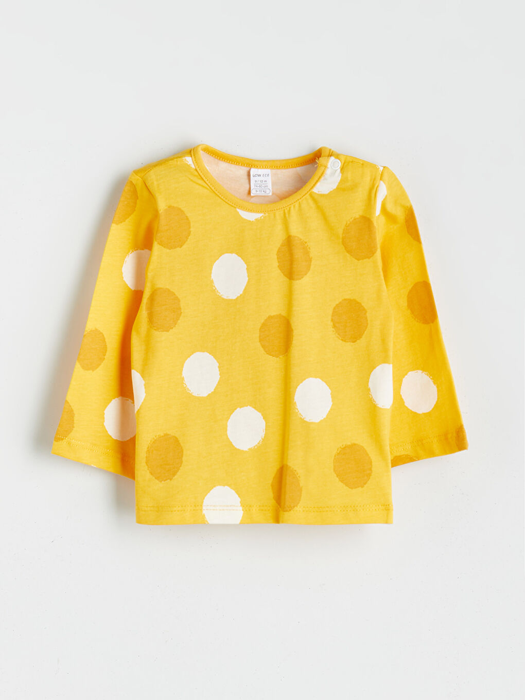 LCW ECO Crew Neck Printed Baby Boys' Pyjama Set -W5FJ55Z1-LUE
