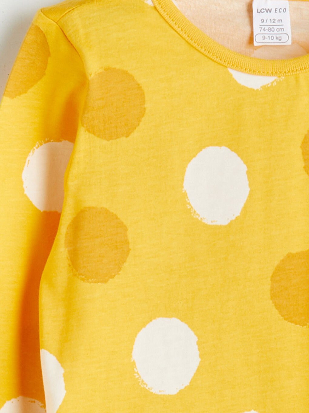 LCW ECO Crew Neck Printed Baby Boys' Pyjama Set -W5FJ55Z1-LUE