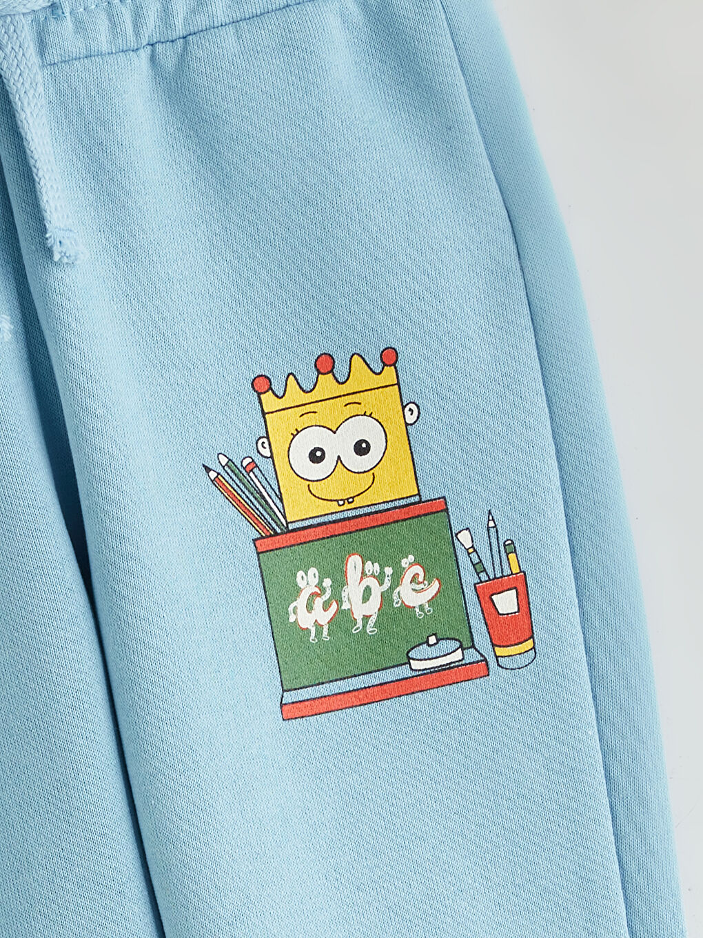 Mavi Beli Lastikli Erkek Çocuk Jogger  Eşofman Altı-1