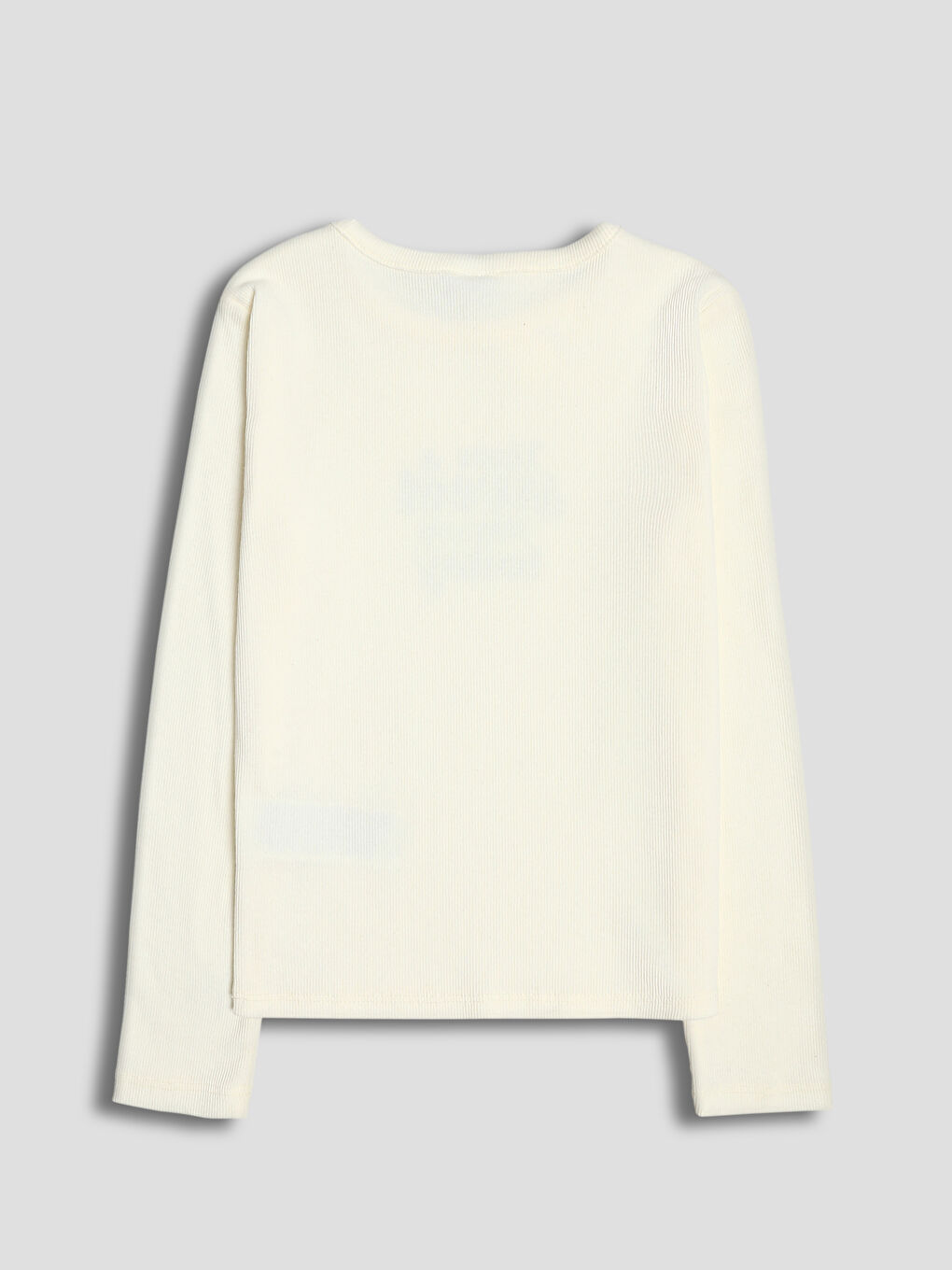 Crew Neck Girls' Printed T-Shirt-1