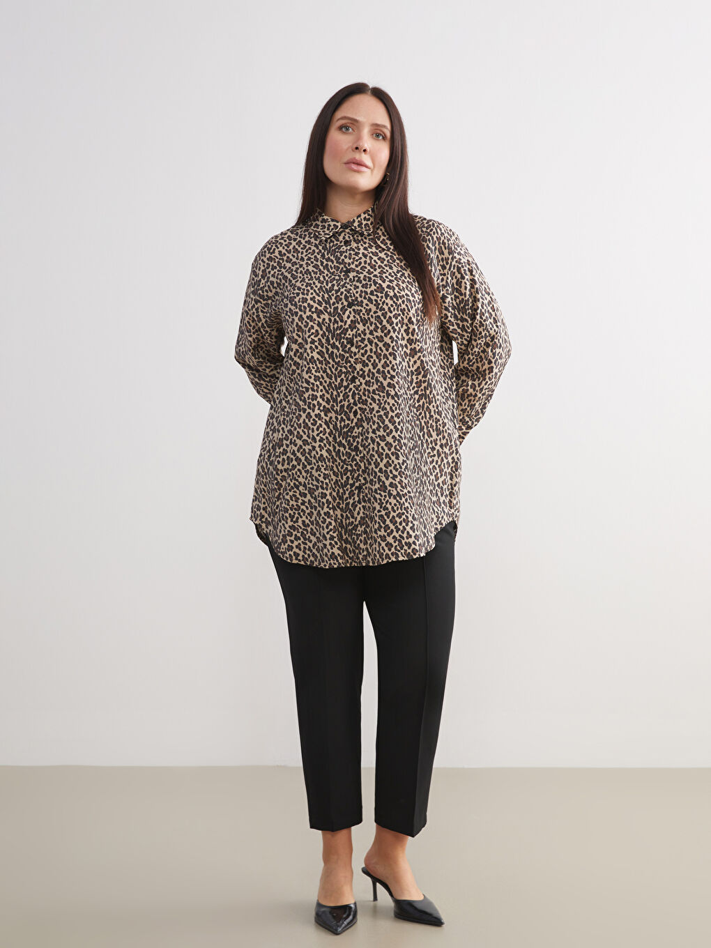 Standard Fit Women's Cigarette Trousers-1