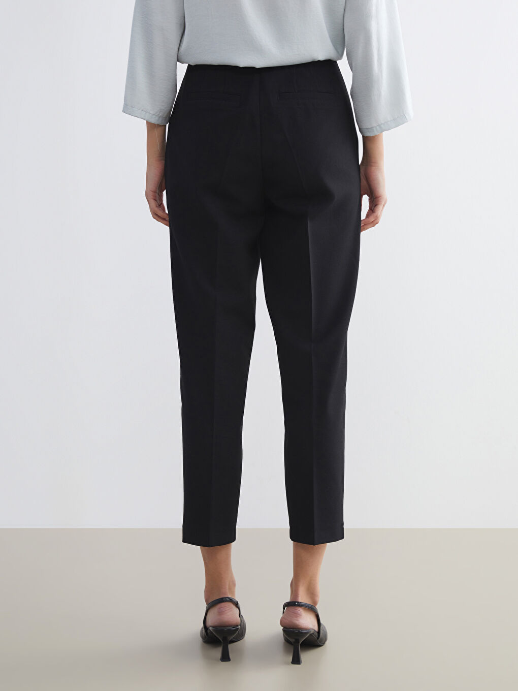 Standard Fit Women's Cigarette Trousers-4